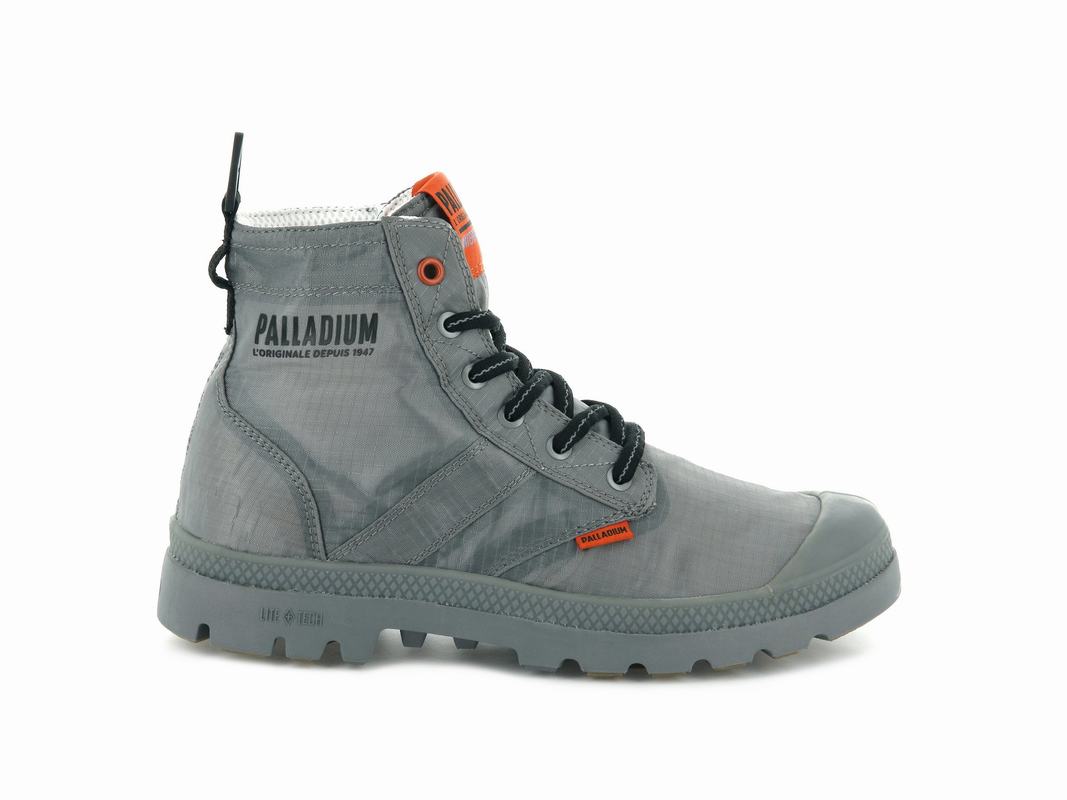 Palladium Pampa Lite+ Vapor Wp+ Damen Stiefel Wasserdicht HellGrau ||074692-QYV||